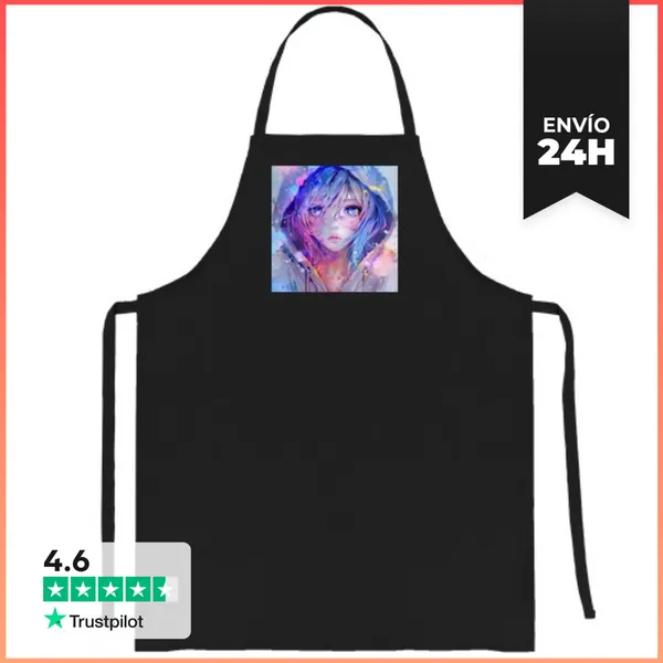 Delantal Chica Manga Anime LaTostadora