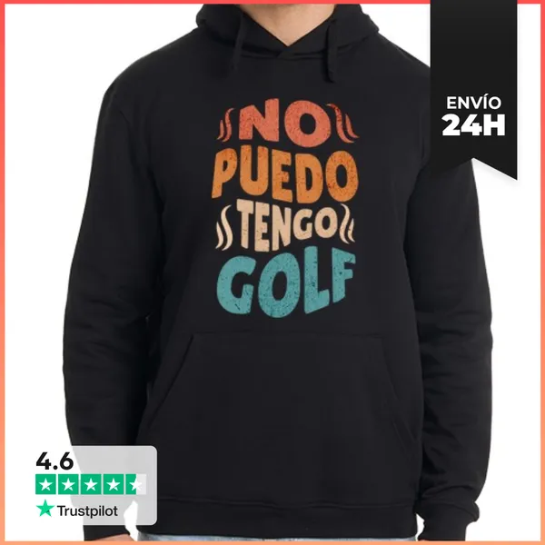 Sudadera Unisex Con Capucha No Puedo Tener Golf Para Golfista