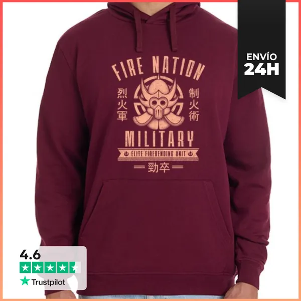 Sudadera Unisex Con Capucha Fire Is Fierce LaTostadora