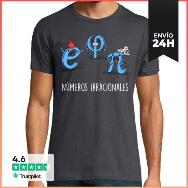 Camiseta Hombre Clásica Irracionales LaTostadora