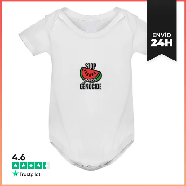 Body Bebé Stop Gaza Genocide, Parar El Genocidio LaTostadora