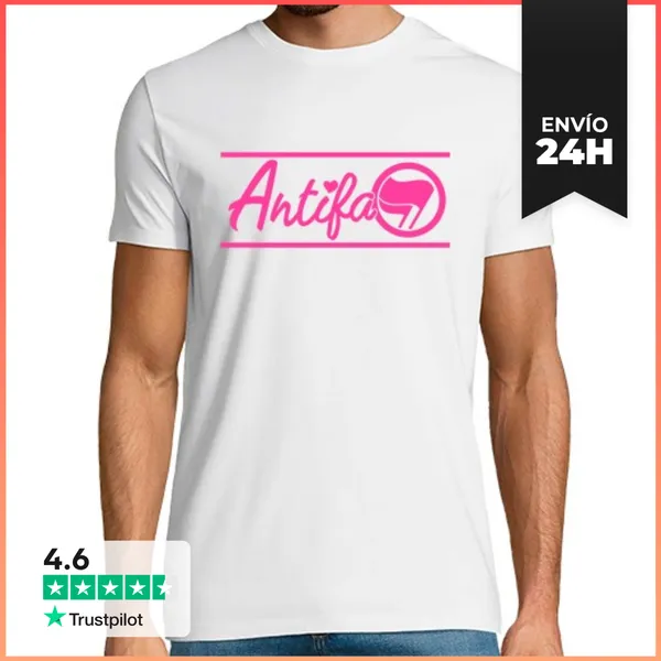 Camiseta Hombre Clásica BAntifa - R - Unisex LaTostadora