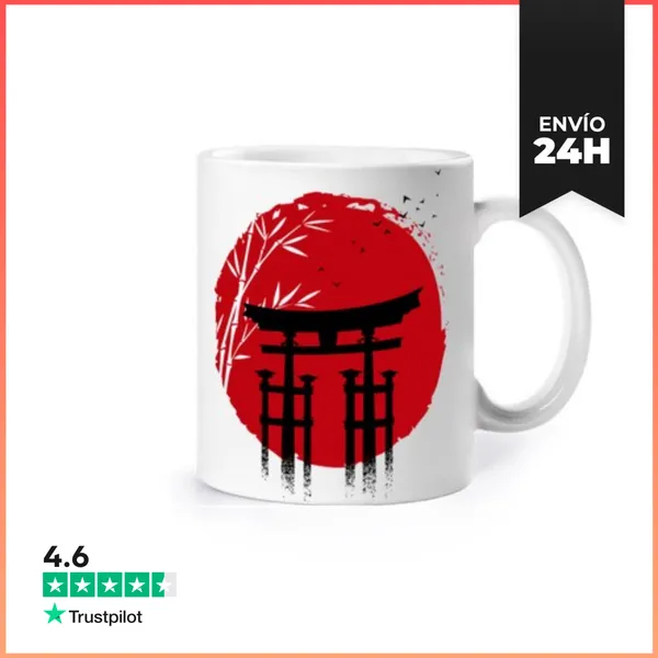 Taza Torii Bajo El Sol De Japon LaTostadora