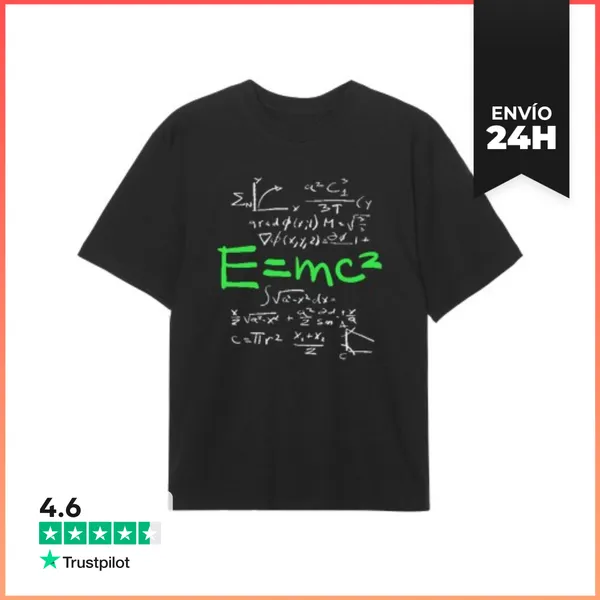 Camiseta Oversize Teoría De La Relatividad General, Grandes