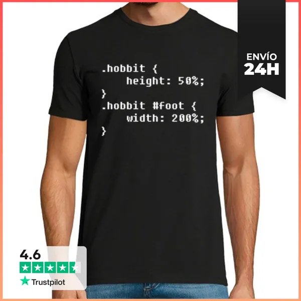 Camiseta Hombre Clásica H0bbitcode LaTostadora