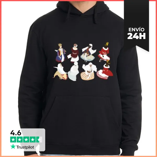 Sudadera Unisex Con Capucha Gigantes 3 LaTostadora