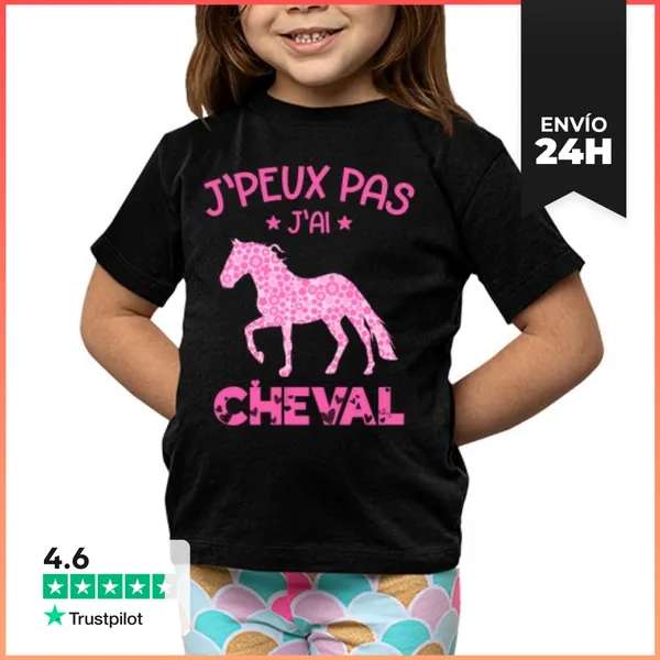 Camiseta Clásica Para Niños No Puedo Tener Un Caballo - Regalo De
