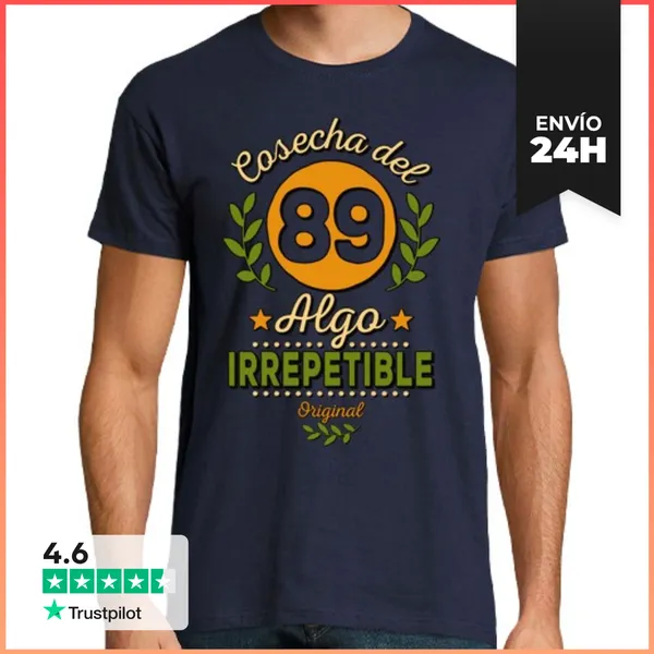 Camiseta Hombre Clásica Cosecha Del 89. Irrepetible LaTostadora