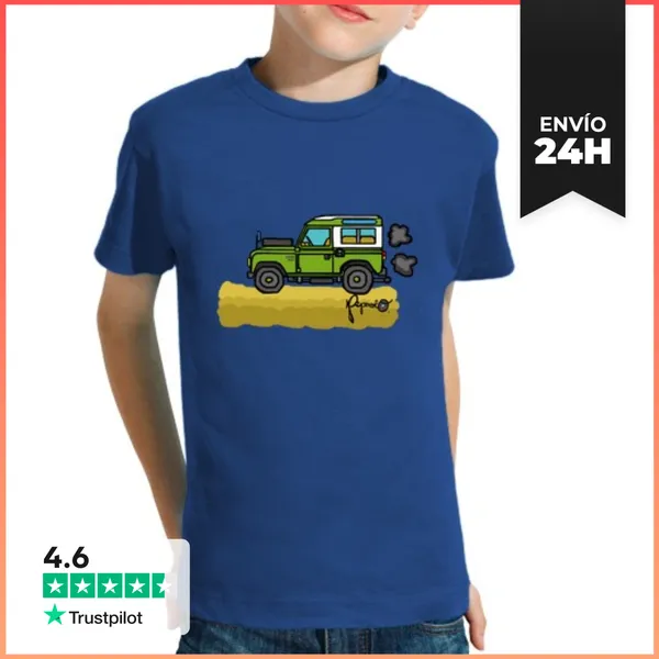 Camiseta Clásica Para Niños Land Rover LaTostadora