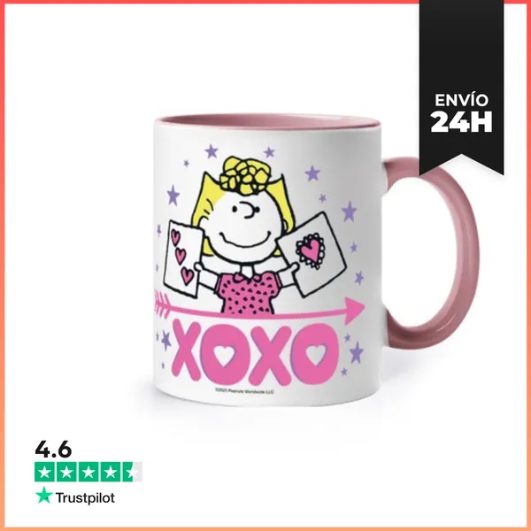 Taza De Colores Peanuts Sally XoXo LaTostadora