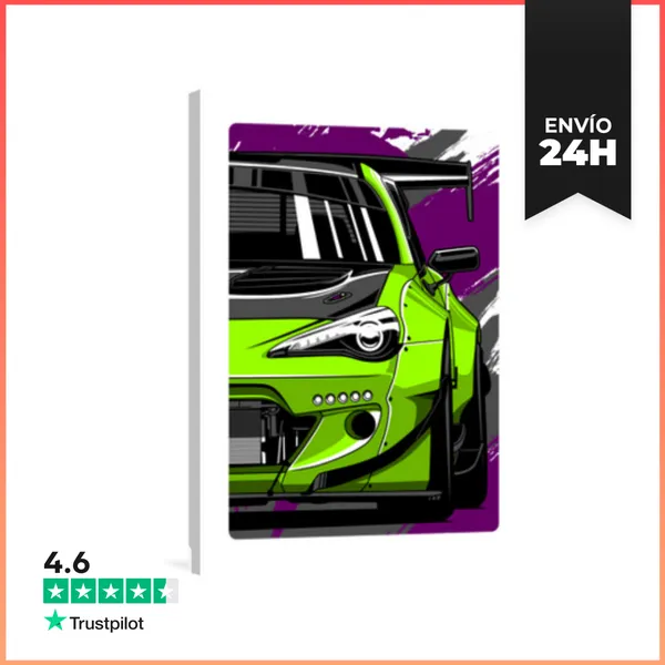 Lienzo Vertical GT86 Pandem LaTostadora