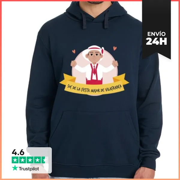 Sudadera Unisex Con Capucha Sudadera Capucha Festa Major