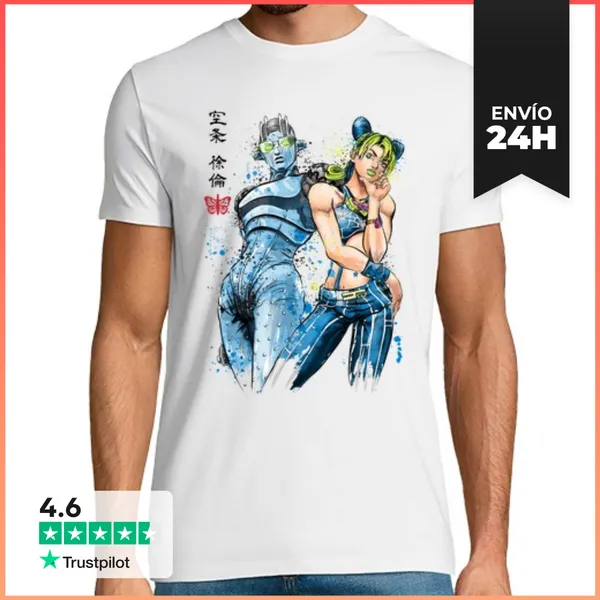 Camiseta Hombre Clásica Stone Free Watercolor LaTostadora