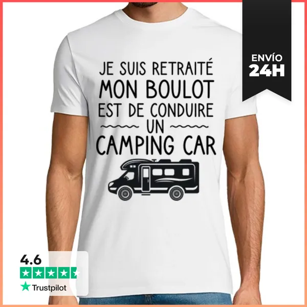 Camiseta Hombre Clásica Estoy Jubilado Mi Trabajo Es Conducir U