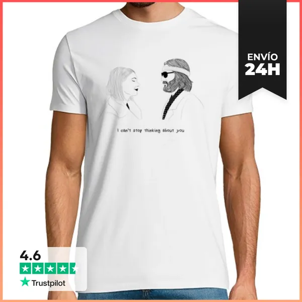 Camiseta Hombre Clásica Wes Anderson LaTostadora