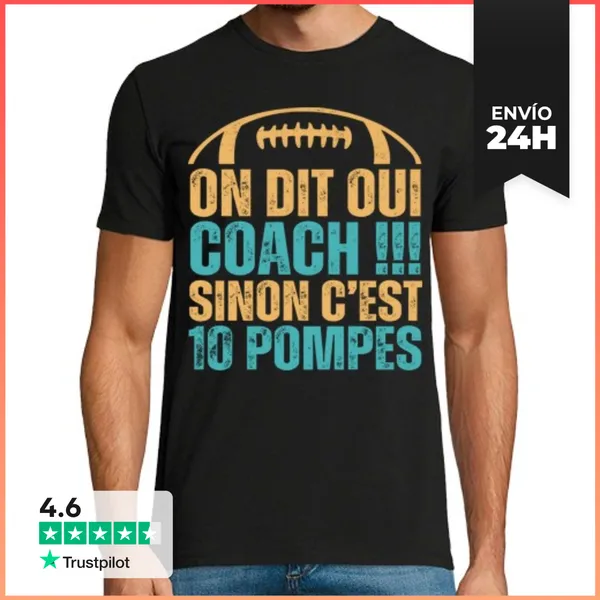 Camiseta Hombre Clásica Decimos Si Entrenador Humor Entrenador