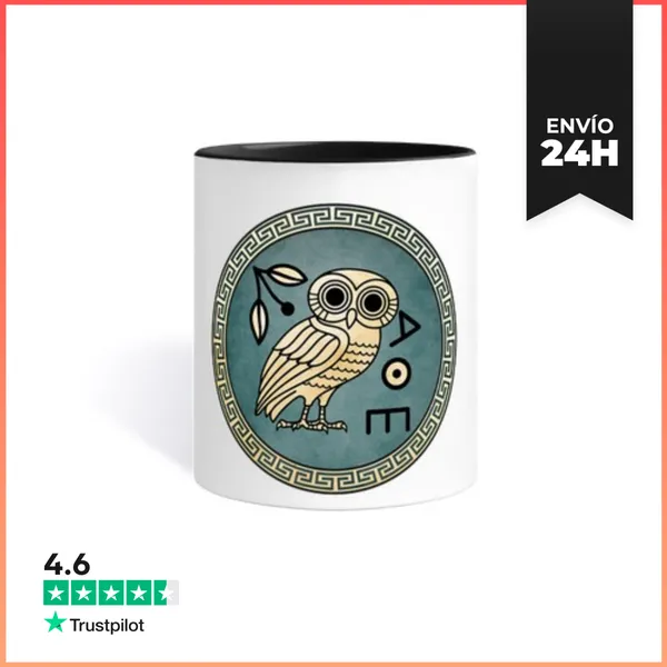 Taza De Colores Mochuelo Atenea LaTostadora