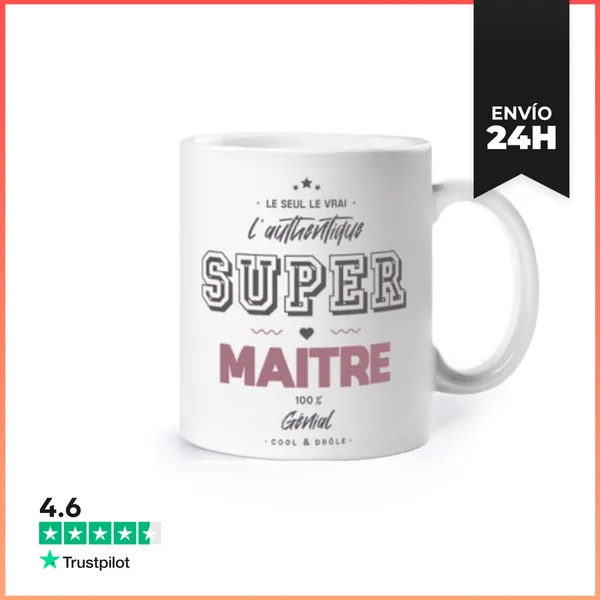 Taza El Auténtico Supermaestro LaTostadora