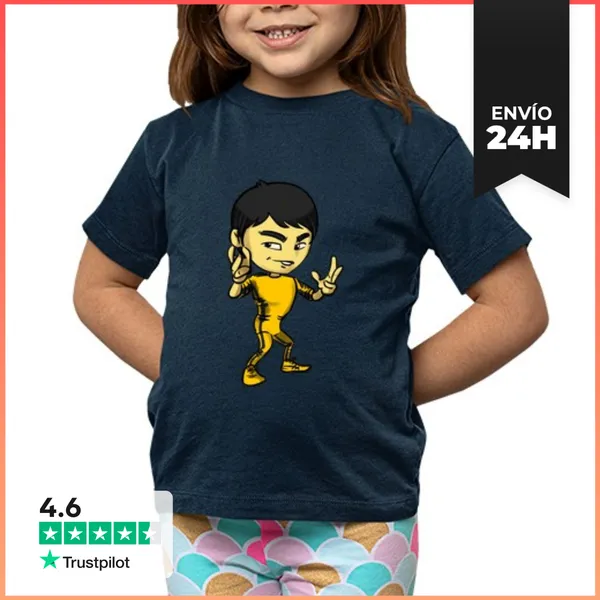 Camiseta Clásica Para Niños Bruce Lee Game Of Death LaTostadora