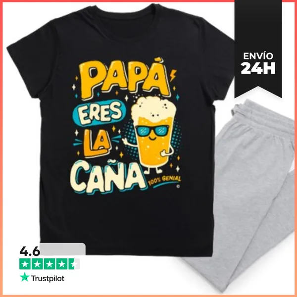 Pijama Papá Eres La Caña LaTostadora