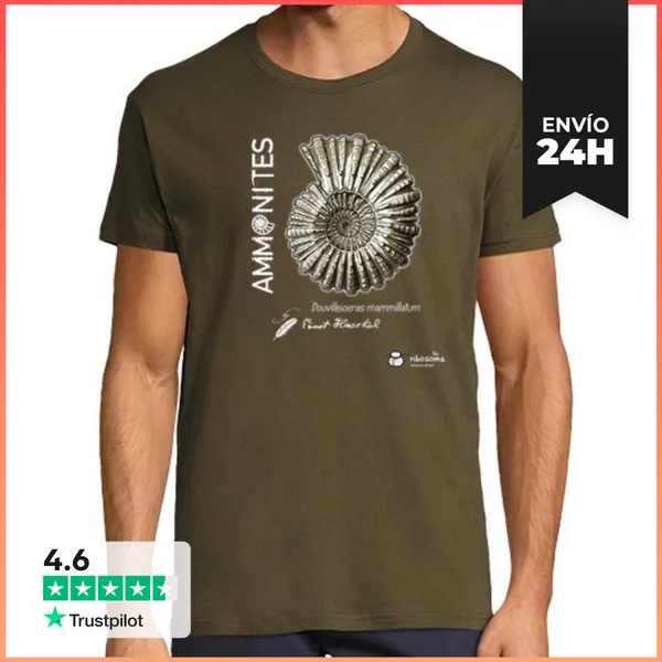 Camiseta Hombre Clásica Ammonites LaTostadora