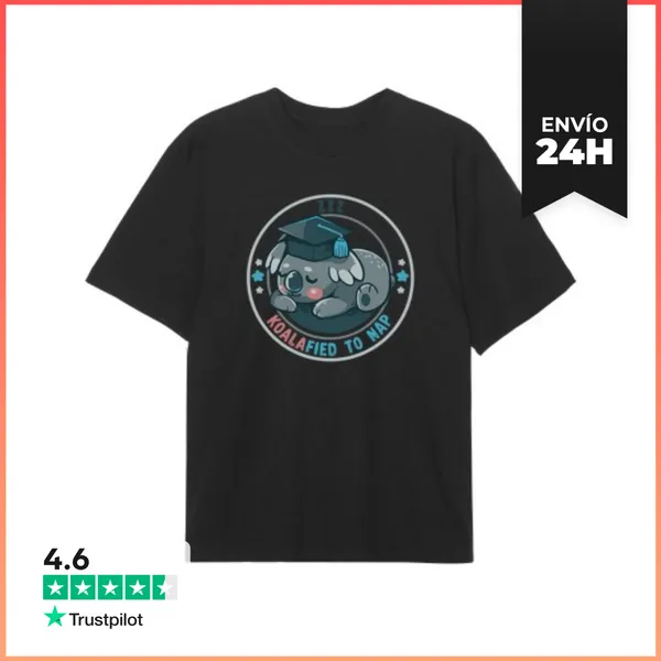 Camiseta Oversize Koalificado Para Dormir - Camiseta Oversized