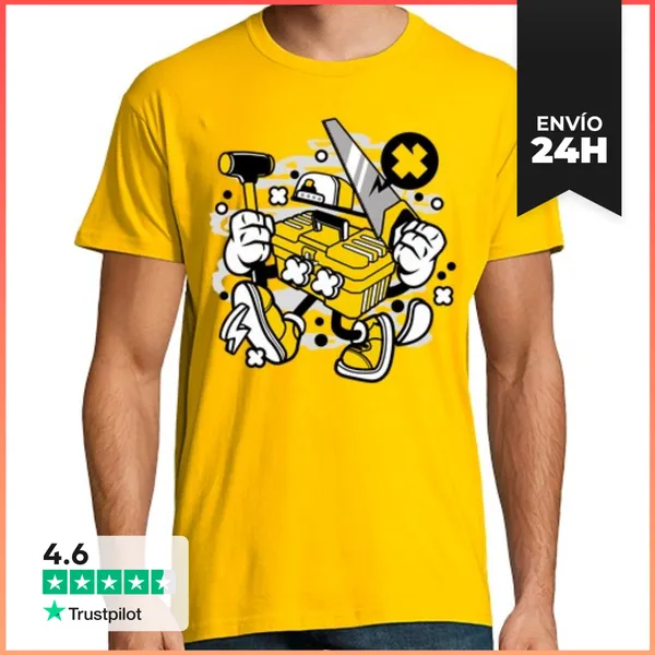 Camiseta Hombre Clásica CAJA DE HERRAMIENTAS LaTostadora