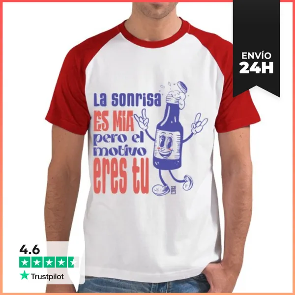 Camiseta Hombre, Estilo Béisbol Diseño 4614957 LaTostadora