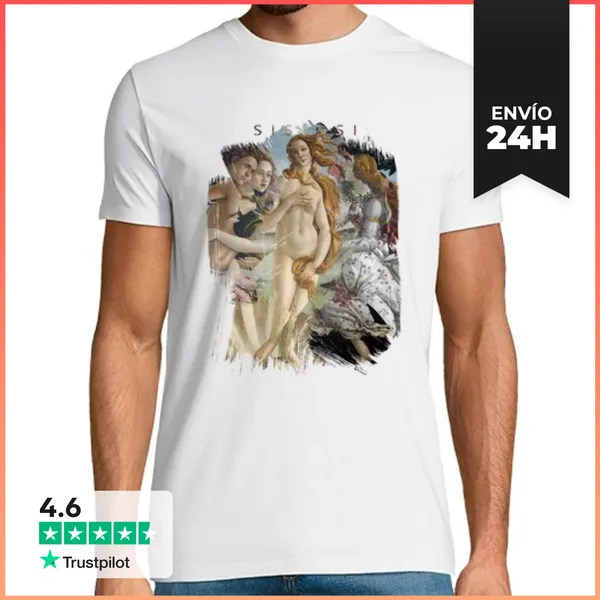 Camiseta Hombre Clásica Venus LaTostadora