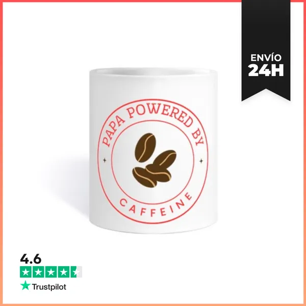 Taza Papá Impulsado Por Cafeína Regalo Papá Café LaTostadora
