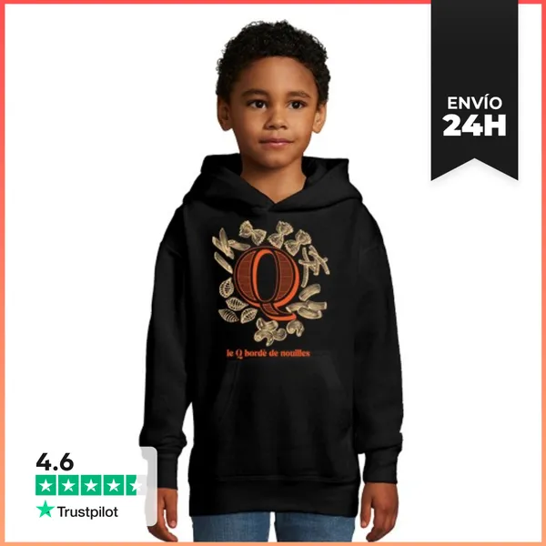 Sudadera Para Niños Con Capucha El Q LaTostadora
