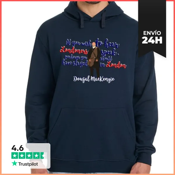 Sudadera Unisex Con Capucha Dougal MacKenzie - Quote LaTostadora