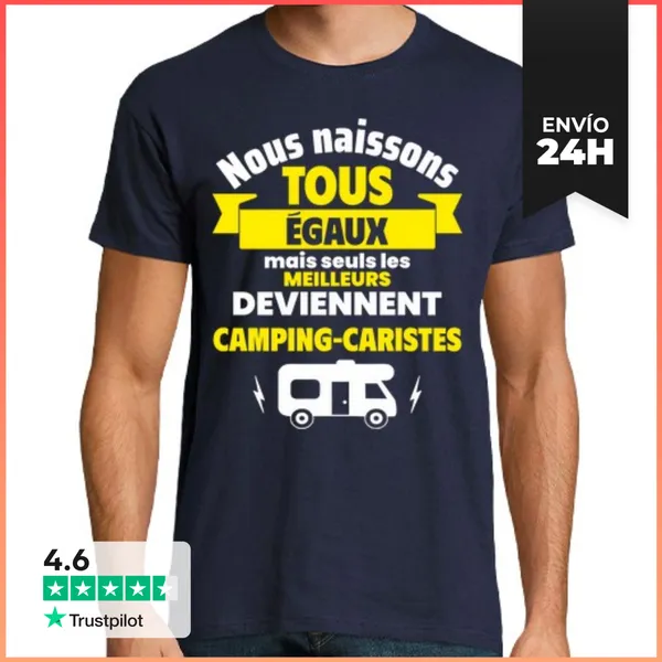 Camiseta Hombre Clásica Los Mejores Propietarios De Autocaravan