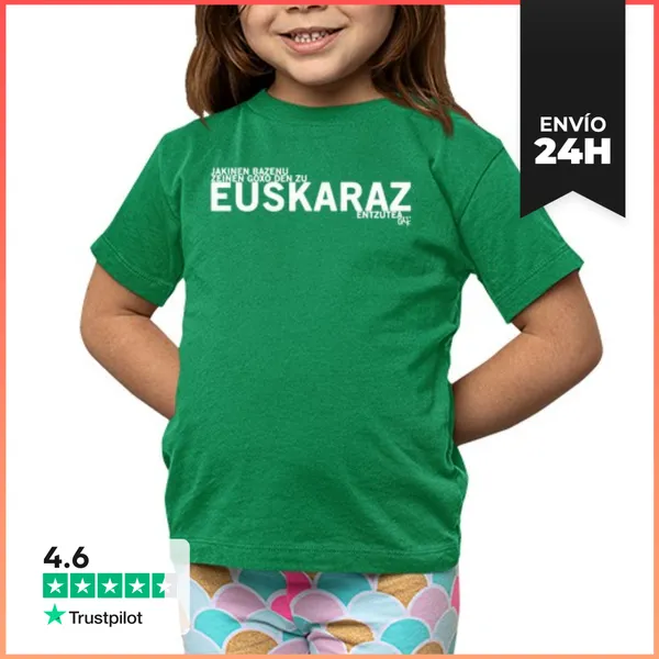Camiseta Clásica Para Niños Euskaraz LaTostadora