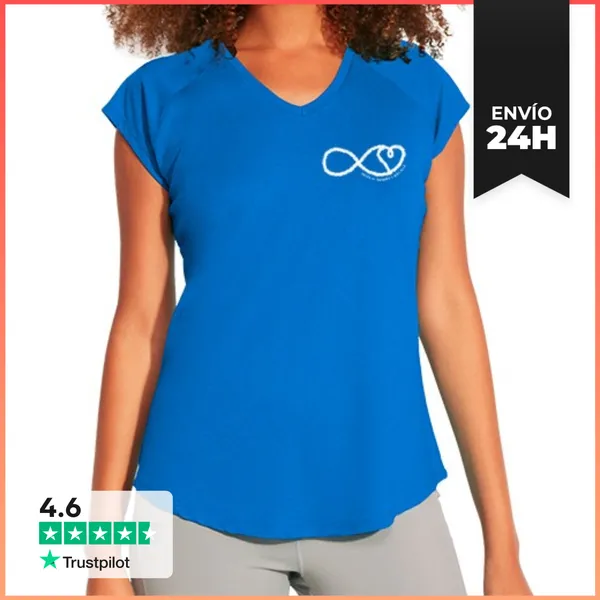 Camiseta Deportiva Mujer Hasta El Infinito Y Más Allá. FO