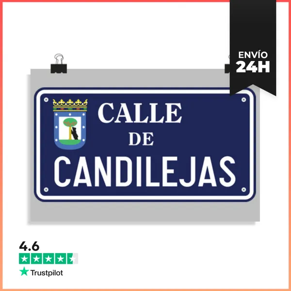 Póster Horizontal Calle De Candilejas LaTostadora