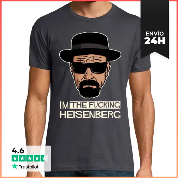 Camiseta Hombre Clásica I'm The Fucking Heisenberg LaTostadora