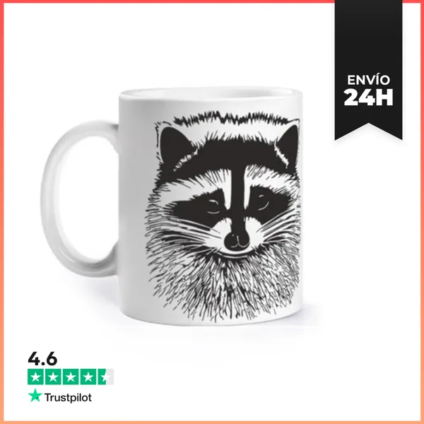 Taza Ternura De Mapache LaTostadora