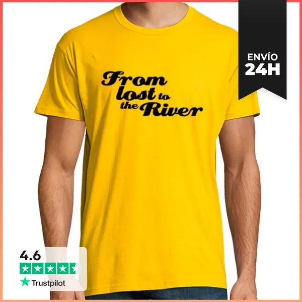 Camiseta Hombre Clásica From Lost To The River LaTostadora