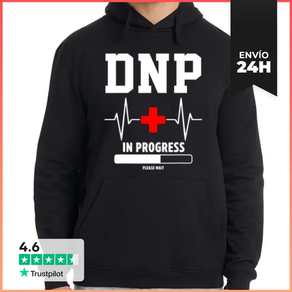 Sudadera Unisex Con Capucha Dnp Doctor En Práctica De Enfermería