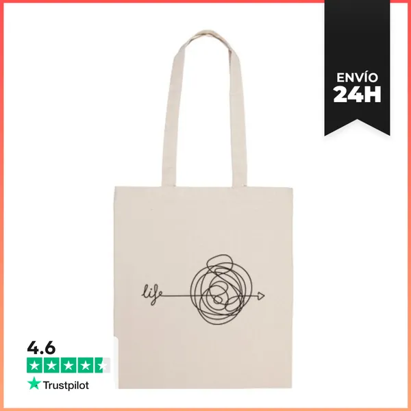 Bolsa De Tela Life Is Messy LaTostadora