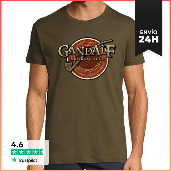 Camiseta Hombre Clásica Smoking Club Vintage LaTostadora