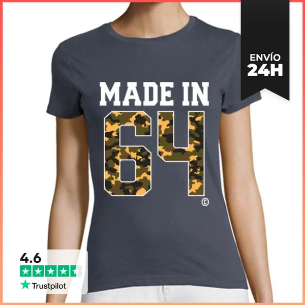 Camiseta Mujer Clásica Made In 64 LaTostadora