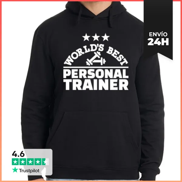 Sudadera Unisex Con Capucha Mejor Entrenador Personal Del Mundo