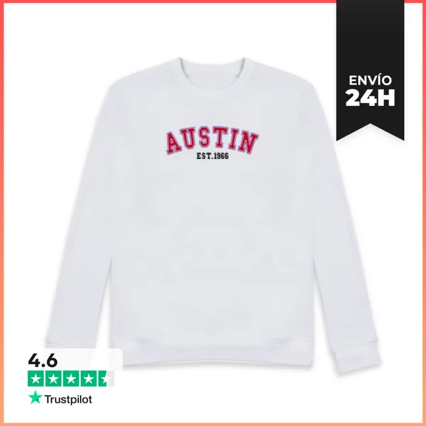 Sudadera Unisex Austin Est 1966 LaTostadora