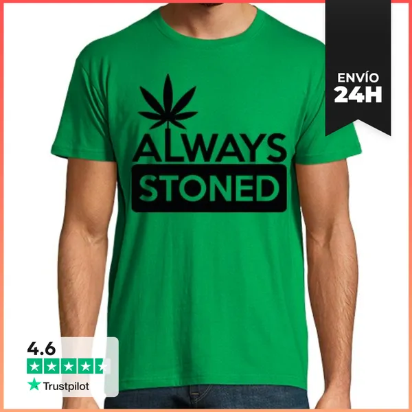 Camiseta Hombre Clásica Always Stoned LaTostadora