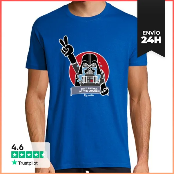 Camiseta Hombre Clásica El Mejor Padre Del Universo LaTostadora