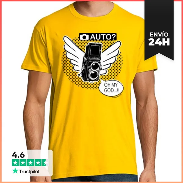 Camiseta Hombre Clásica Fotógrafo Profesional LaTostadora