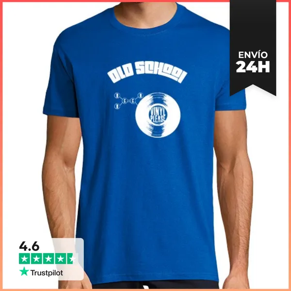 Camiseta Hombre Clásica VINYL PLEASE LaTostadora