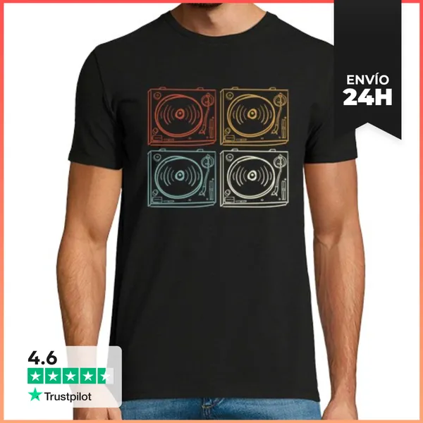 Camiseta Hombre Clásica Diseño 4664410 LaTostadora